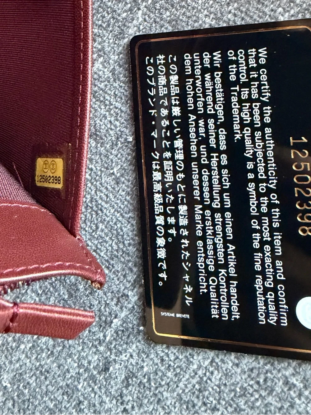 CHANEL Black Quilted Lambskin Long Wallet with Silver CC Logo